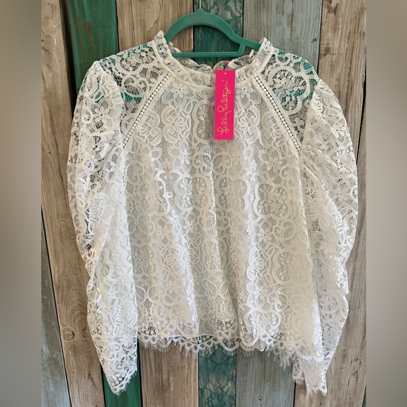 NWT Lilly Pulitzer Averi Top, Sz XL - Picture 2 of 9